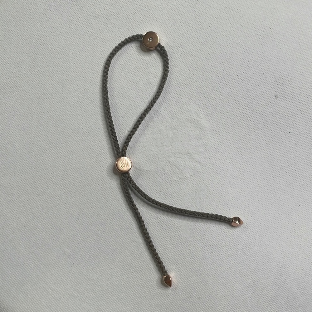 MONICA VINADER LINEAR SOLO DIMOND BRACELET